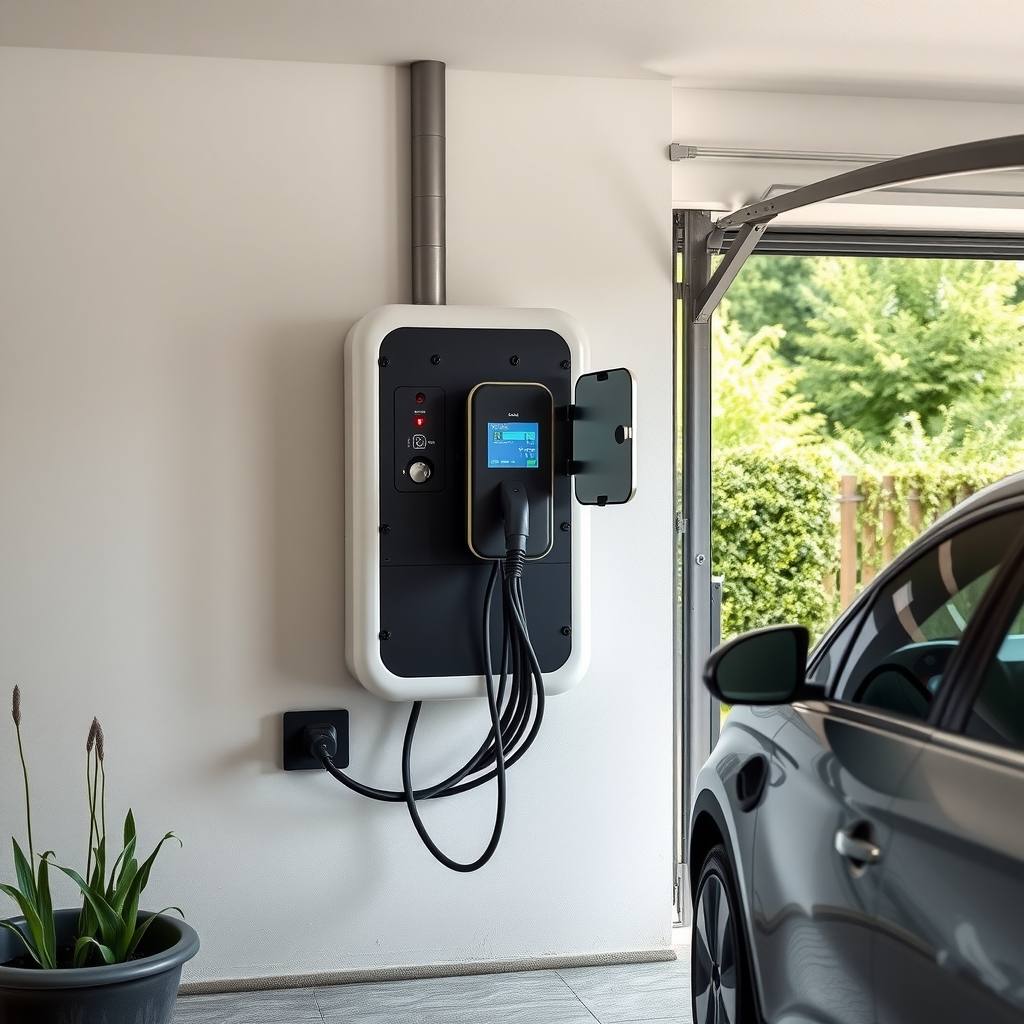 installation de borne de recharge à Bischheim (illustration)