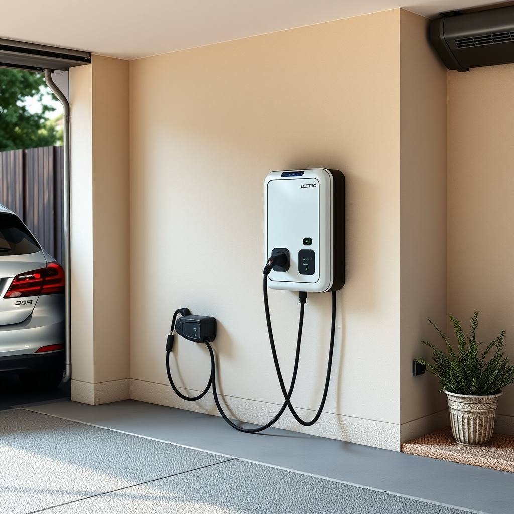installation de borne de recharge à Hœnheim (illustration)