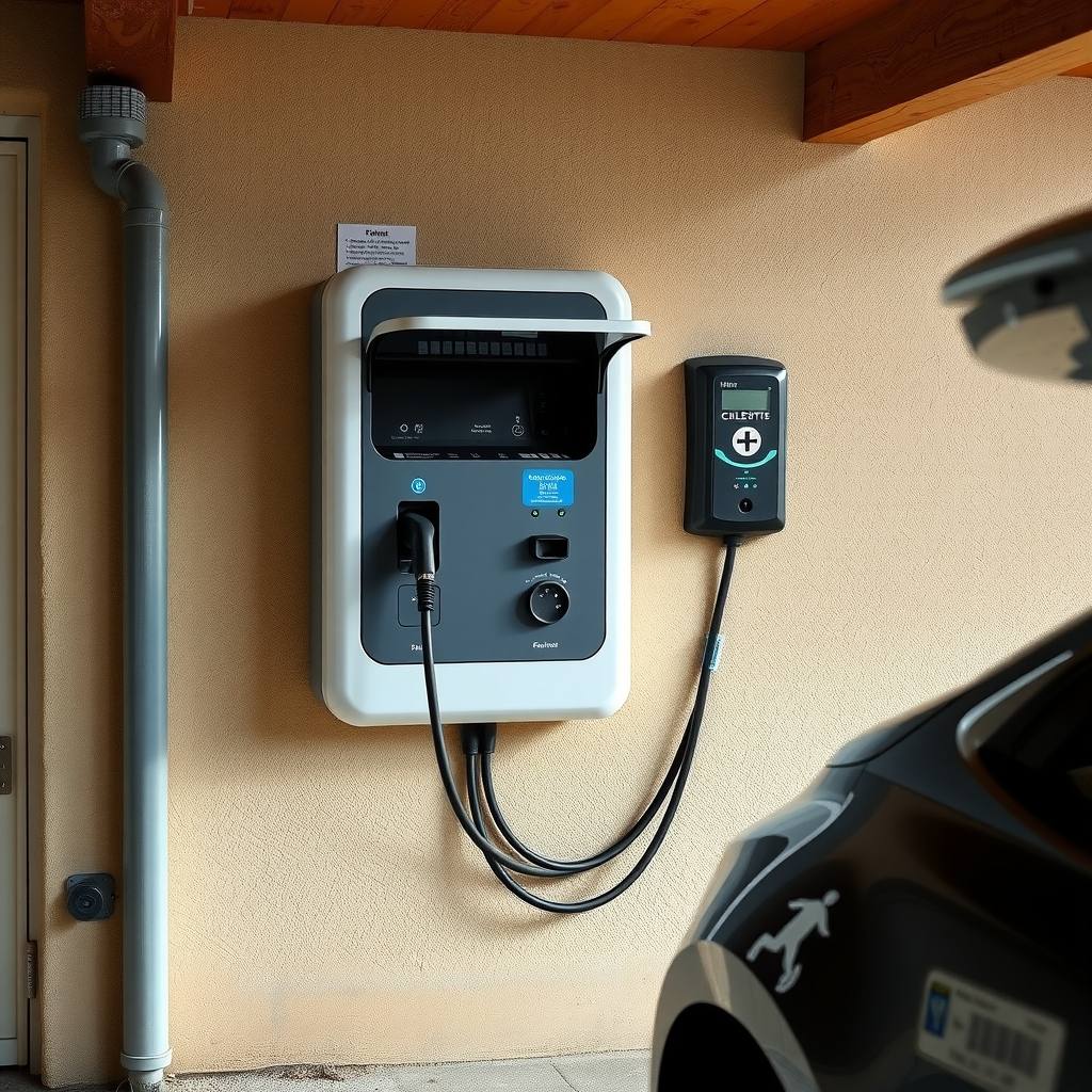 installation de borne de recharge à Schiltigheim (illustration)
