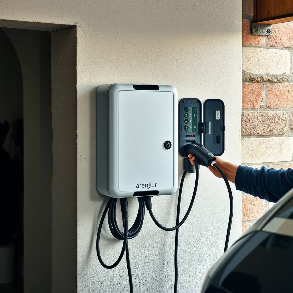 installation de borne de recharge à Schiltigheim (illustration)