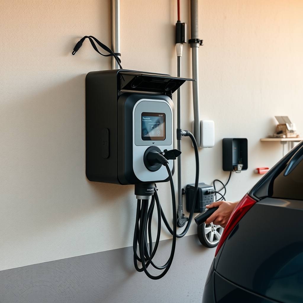 installation de borne de recharge à Strasbourg (illustration)